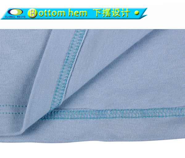 男士团队广告衫浅蓝色圆领印花短袖T恤衫工作服定制厂家