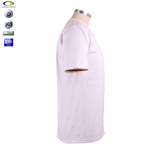 男士团队广告宣传衫圆领印花白绿拼接短袖T恤衫工作服定制厂家